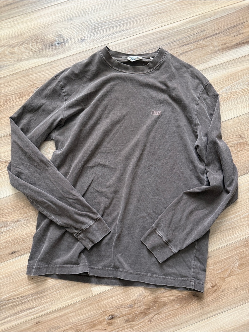 Kith Long Sleeve Crewneck Shirt - Brown
